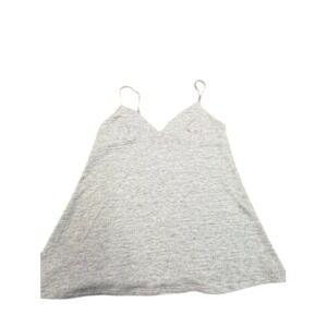 Beautiful People Womens Heather Gray V-Neck Spaghetti Strap Camisole‎ Top Size M